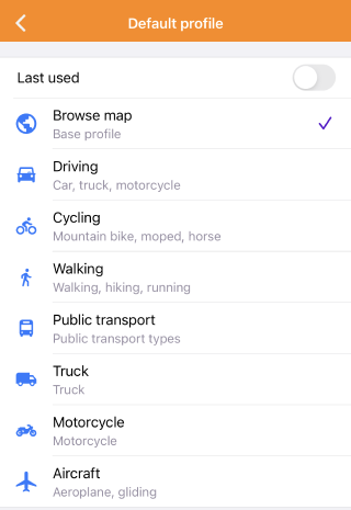 Perfil Padrão de Configurações Gerais Android