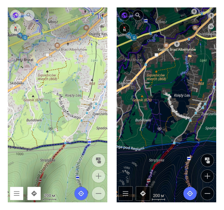 Estilo de mapa Vista de Passeio