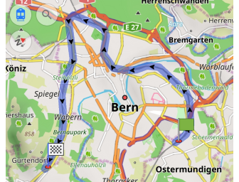 Mapa transporte bonde