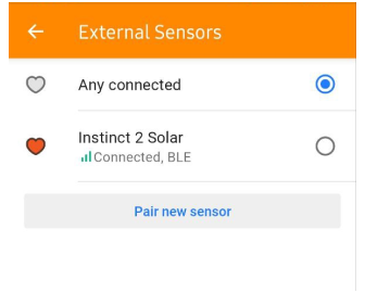 Harici sensörler widget&#39;ları Ayarları Android