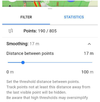 GPS filtre düzeltme sayıları Android