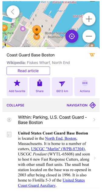 iOS&#39;ta İngilizce&#39;de Fransızca Wikipedia İÇN&#39;si