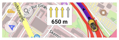 Şeritler widget&#39;ı