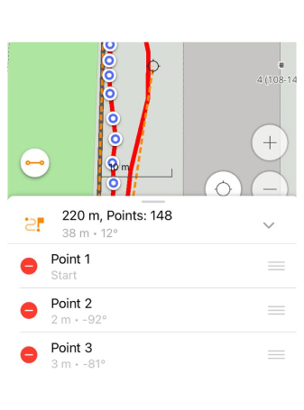 Bir rotayı planla-parçayı-değiştir-ios