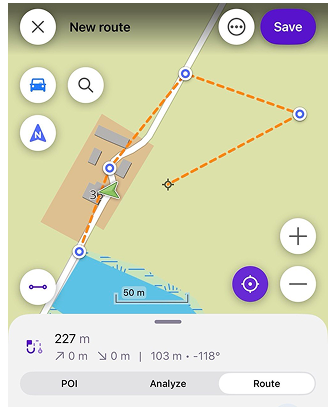 Rota planla iOS