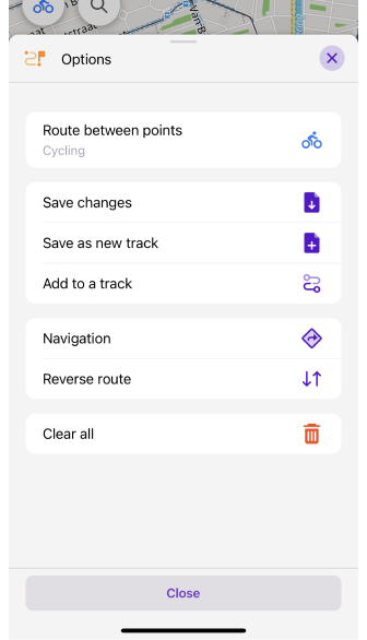 Rota planlama ios-options