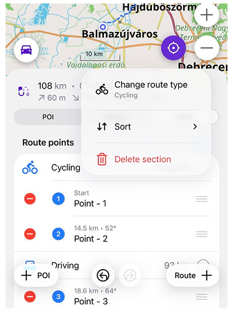 Rota planla ios