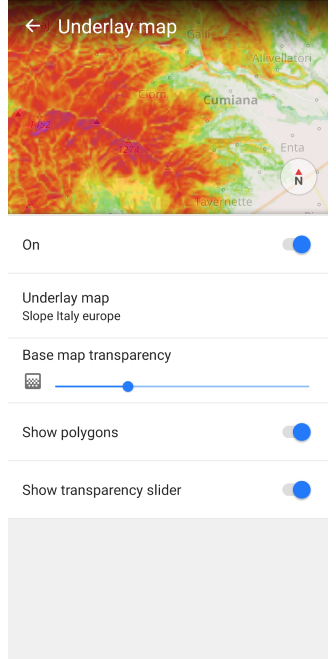 Altlık / bindirme Android&#39;i yapılandır