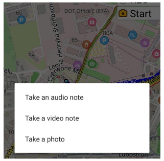 Віджет плагіна аудіо- та відеонотаток Android