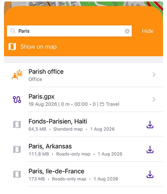 Пошук POI iOS